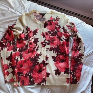 Floral Cashmere Sweater